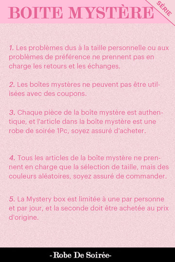 ZAPAKA BOÎTE MYSTÈRE de 1 Pc Robe de Bal